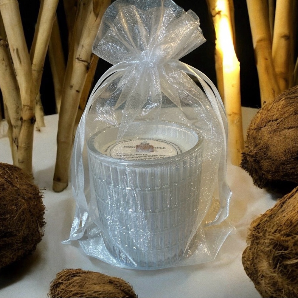 BAMBOO COCONUT SET, SCENT UNLEASHED LLC LUXURY HAND POURED SCENTED CANDLE. - Picture 3 of 3